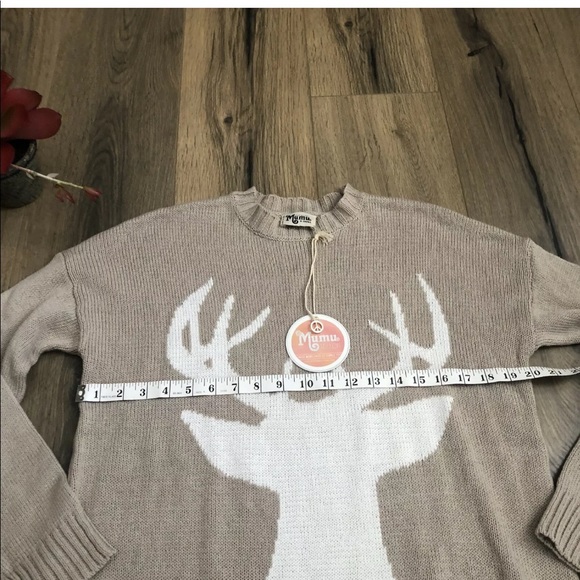 NEW Show me your Mumu Christmas Varsity Sweater - Picture 6 of 8